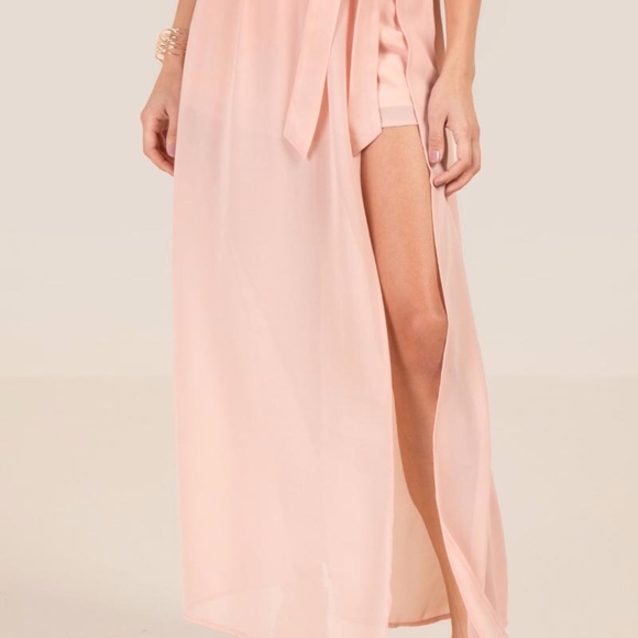 Francesca's Paola tie-waist long skirt - Picture 2 of 3